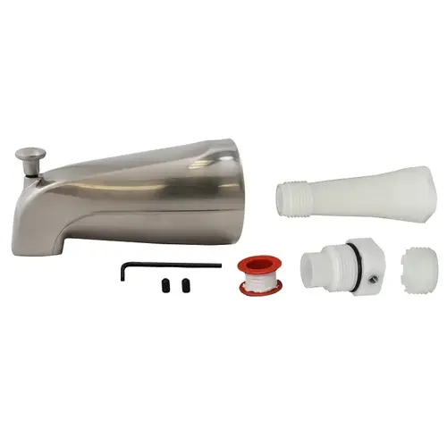 Bathtub Spout, Brushed Nickel Bathtub Spout, Brushed Nickel