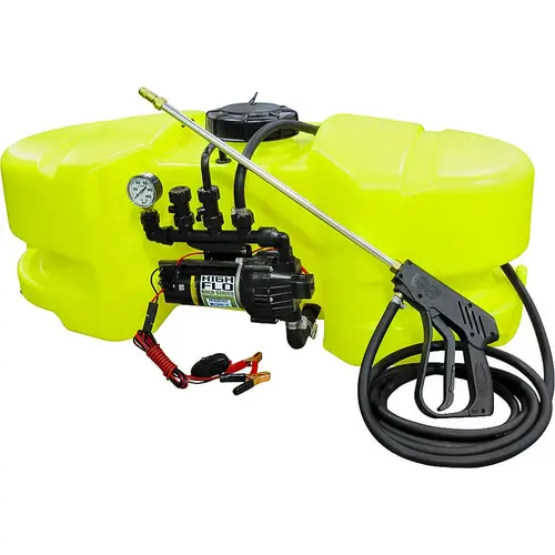 Gold ATV Sprayer, 25 gal Capacity, 15 ft L Hose