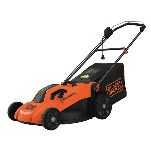 Electric Lawn Mower, 13 A, 120 V, 20 in W Cutting, Winged Blade, 20 in L Cord Orange Electric Lawn Mower, 13 A, 120 V, 20 in W Cutting, Winged Blade, 20 in L Cord Orange
