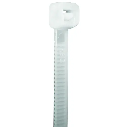 Cable Tie, 2.76 in Max Bundle Dia, Nylon, Natural