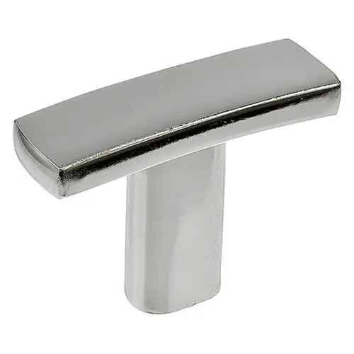 Knob, 1-1/16 in Projection, Metal, Polished Nickel Gray Knob, 1-1/16 in Projection, Metal, Polished Nickel Gray