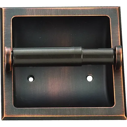 776H-35-07 Recessed Paper Holder, Plastic/Zinc, Venetian Bronze, Recessed Mounting 776H-35-07 Recessed Paper Holder, Plastic/Zinc, Venetian Bronze, Recessed Mounting