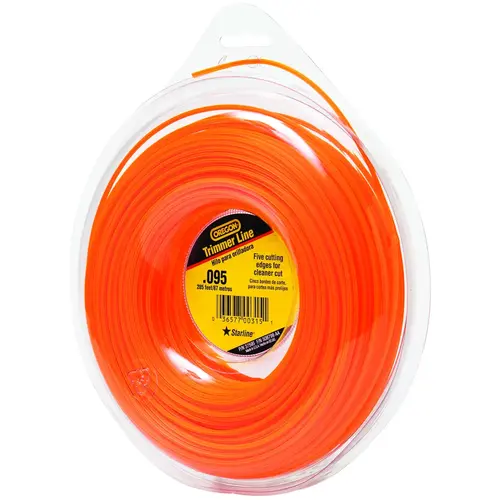 Trimmer Line, 0.095 in Dia, 285 ft L, Co-Polymer