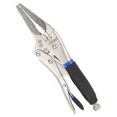 Locking Plier, 9 in OAL, 2-3/4 in Jaw Opening, Black Handle, Comfort-Grip Handle, 1-1/4 in W Jaw Locking Plier, 9 in OAL, 2-3/4 in Jaw Opening, Black Handle, Comfort-Grip Handle, 1-1/4 in W Jaw