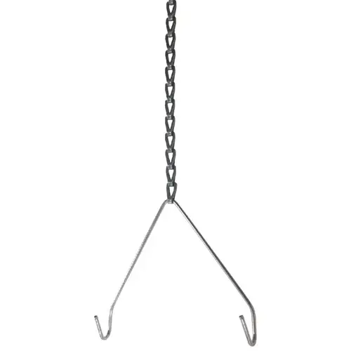V-Hangers Chain and S-Hook, Hook Style, Metal, For: HBL High Bay Fixtures