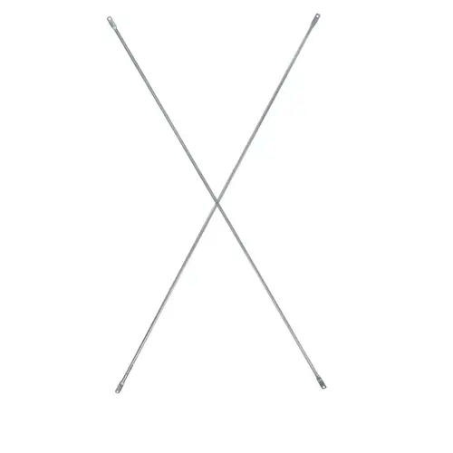 10-Ft X 4-Ft Galvanized Steel Scaffold Cross Brace 10-Ft X 4-Ft Galvanized Steel Scaffold Cross Brace