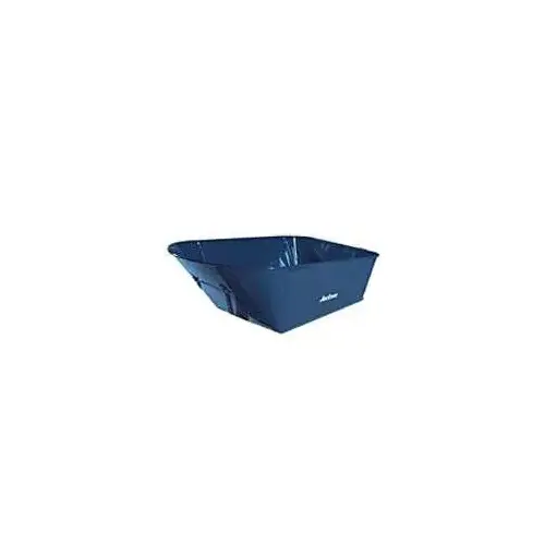 Wheelbarrow Tray 16.5" Height Suitable For Contractor Wheelbarrow 6 Cu Ft, Steel Blue