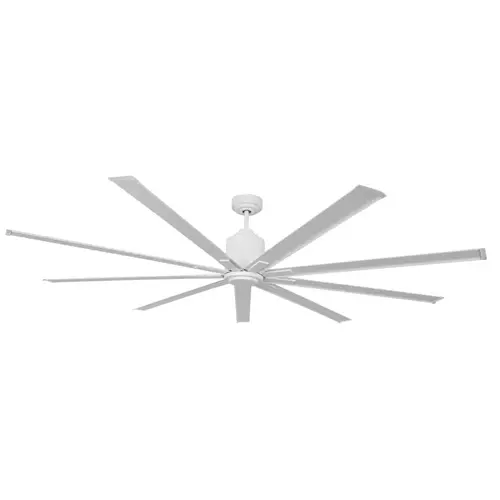 Ceiling Fan, 110 V, 6-Speed, 13,000 cfm Air, White