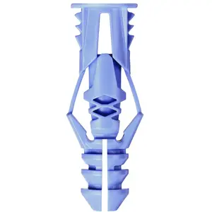 COBRA 172M Wall Anchor, Polyethylene, 46 lb Blue - pack of 50