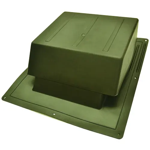 Roof Louver, 5.88 in L, 18 in W, Resin, Weathered Wood, Bronze - pack of 6 Roof Louver, 5.88 in L, 18 in W, Resin, Weathered Wood, Bronze - pack of 6