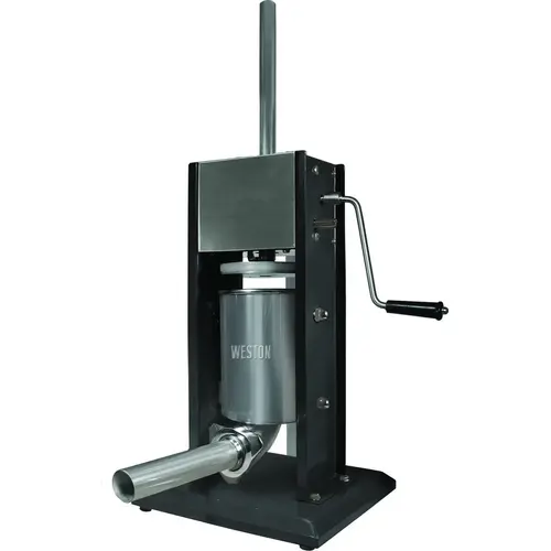 Vertical Sausage Stuffer, 7 lb Grind, Stainless Steel Vertical Sausage Stuffer, 7 lb Grind, Stainless Steel