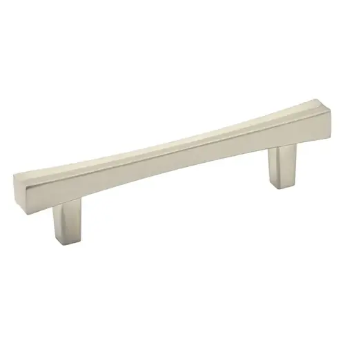 Cabinet Pull, 5-11/32 in L Handle, 1-1/4 in Projection, Metal, Brushed Nickel Gray Cabinet Pull, 5-11/32 in L Handle, 1-1/4 in Projection, Metal, Brushed Nickel Gray
