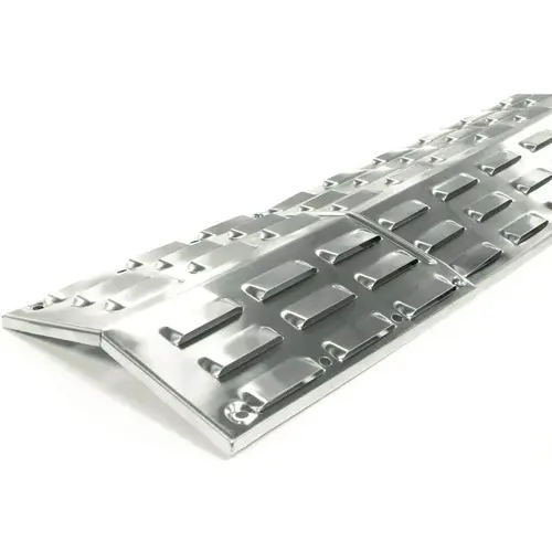 Heat Plate, Stainless Steel, Porcelain Enamel-Coated, For: H or Bar Burners on the Grill Heat Plate, Stainless Steel, Porcelain Enamel-Coated, For: H or Bar Burners on the Grill