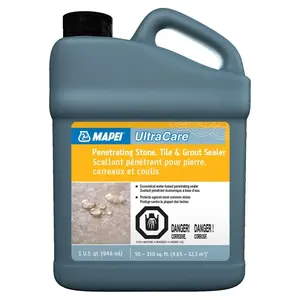 MAPEI 1153559CAN UltraCare Grout Sealer, Liquid, Clear, 946 mL, Bottle