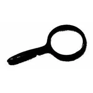 Thermor GR209 GR204 Magnifier, 2 to 4 Magnification Black