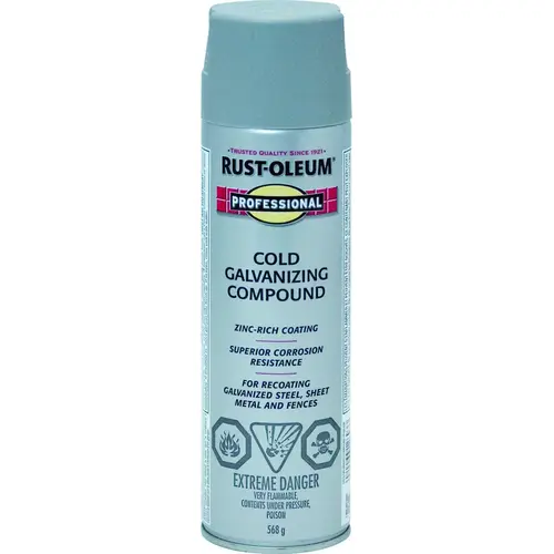 Cold Galvanizing Primer, Gloss, Metal Silver, 586 g, Aerosol Can Cold Galvanizing Primer, Gloss, Metal Silver, 586 g, Aerosol Can