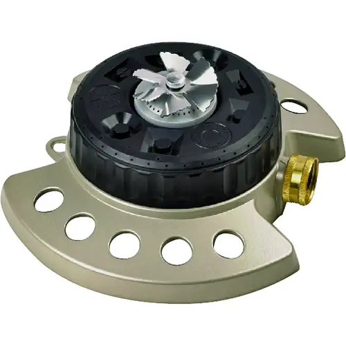 Turret Sprinkler, Female, 9-Pattern, Zinc Silver Turret Sprinkler, Female, 9-Pattern, Zinc Silver