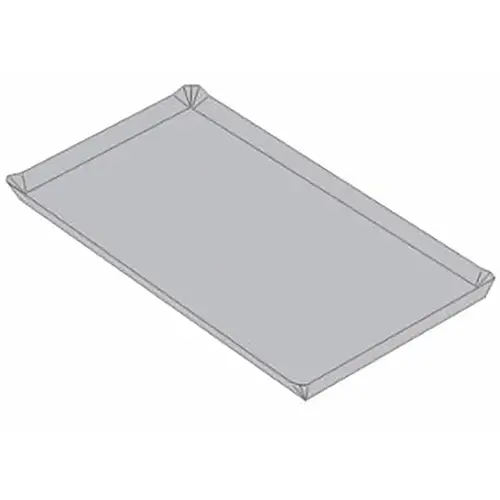 Formed Termite Shield, 17 in L, 9 in W, Steel, Galvanized