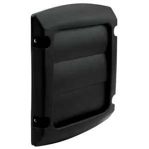 Dundas Jafine LC4BLKXZW ProVent 4 In. Black Louvered Exhaust Replacement Vent Cap