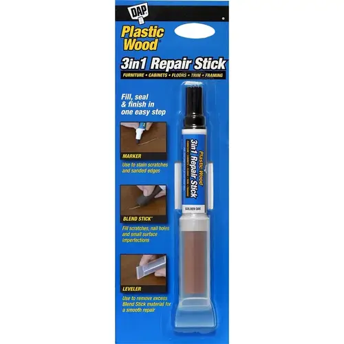 3-in-1 Repair Stick, Solid (Blend Stick), Liquid (Marker), Golden Oak, 0.4 oz 3-in-1 Repair Stick, Solid (Blend Stick), Liquid (Marker), Golden Oak, 0.4 oz