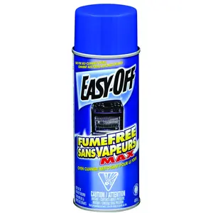 EASY OFF 00394-CMC Oven Cleaner, 400 g Aerosol Can, Liquid, Lemon, White