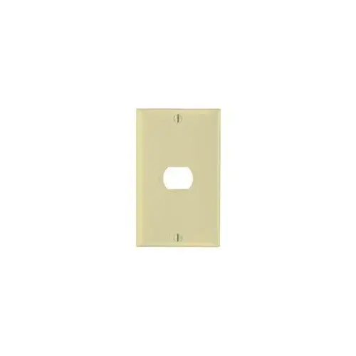 Legrand Wallplate, Standard-Size, 4-1/2 in L, 2-3/4 in W, 1-Gang, Thermoset, Ivory Legrand Wallplate, Standard-Size, 4-1/2 in L, 2-3/4 in W, 1-Gang, Thermoset, Ivory