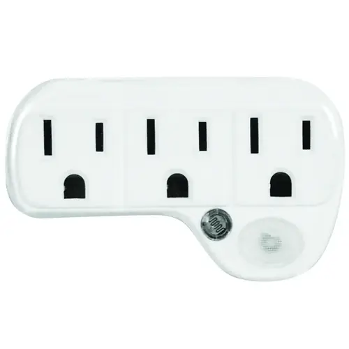 Night Light, 120 V, 0.3 W, LED Lamp, White Light, 3000 K Color Temp Night Light, 120 V, 0.3 W, LED Lamp, White Light, 3000 K Color Temp