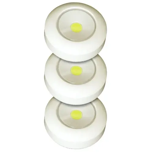 Tap Light, White - pack of 3