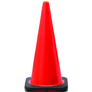 JBC 547549/00401 Revolution RS RS70032C Traffic Safety Cone, 28 in H Cone, PVC Cone, Fluorescent Orange Cone