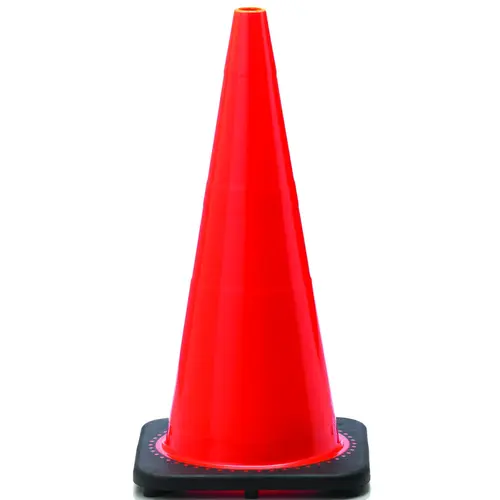 Revolution RS RS70032C Traffic Safety Cone, 28 in H Cone, PVC Cone, Fluorescent Orange Cone