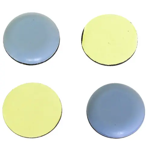 Furniture Glide, PTFE, Blue, Blue, 1-1/4 x 1-1/4 x 7/32 in Dimensions - pack of 4 Furniture Glide, PTFE, Blue, Blue, 1-1/4 x 1-1/4 x 7/32 in Dimensions - pack of 4