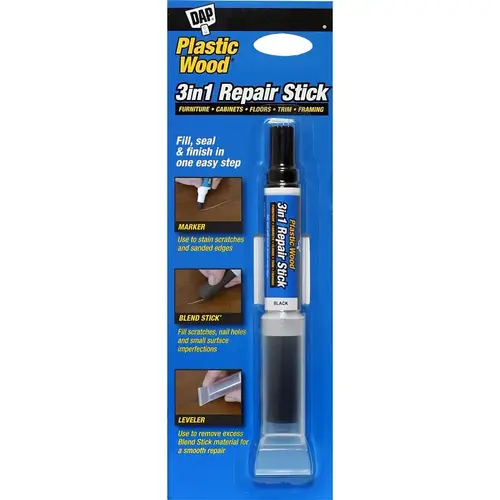 3-in-1 Repair Stick, Solid (Blend Stick), Liquid (Marker), Black, 0.4 oz 3-in-1 Repair Stick, Solid (Blend Stick), Liquid (Marker), Black, 0.4 oz
