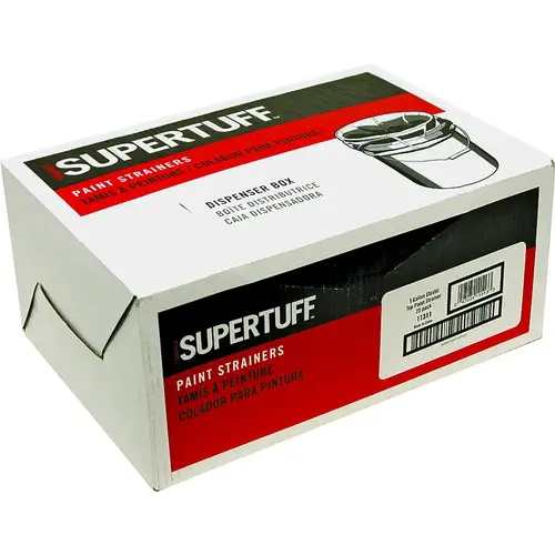 Trimaco Series Paint Strainer Box, 1 gal Capacity, 600 um - pack of 25 Trimaco Series Paint Strainer Box, 1 gal Capacity, 600 um - pack of 25