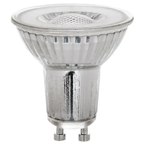 LED Bulb, Track/Recessed, MR16 Lamp, 35 W Equivalent, GU10 Lamp Base, Dimmable Clear
