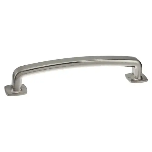 Drawer Pull, 5-29/32 in L Handle, 1-3/16 in Projection, Metal, Brushed Nickel Drawer Pull, 5-29/32 in L Handle, 1-3/16 in Projection, Metal, Brushed Nickel