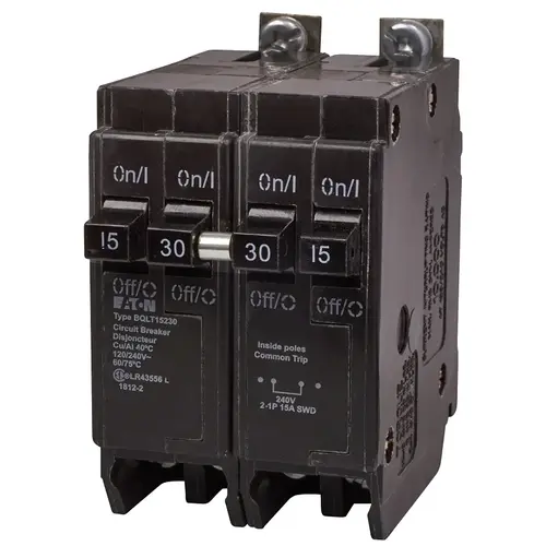 Replacement Classic Circuit Breaker, Quad Type BQL, 15 to 30 A, 4 -Pole, 120/240 VAC Replacement Classic Circuit Breaker, Quad Type BQL, 15 to 30 A, 4 -Pole, 120/240 VAC