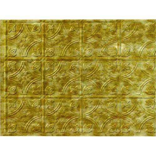 Backsplash Panel, 24 in L, 18 in W, Thermoplastic, Bermuda Bronze - pack of 5
