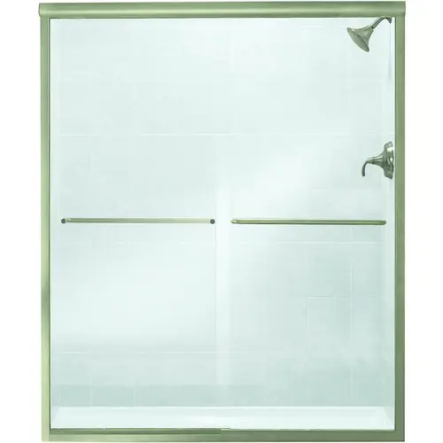 Shower Door, Clear Glass, Tempered Glass, Frameless Frame, Aluminum Frame, Stainless Steel