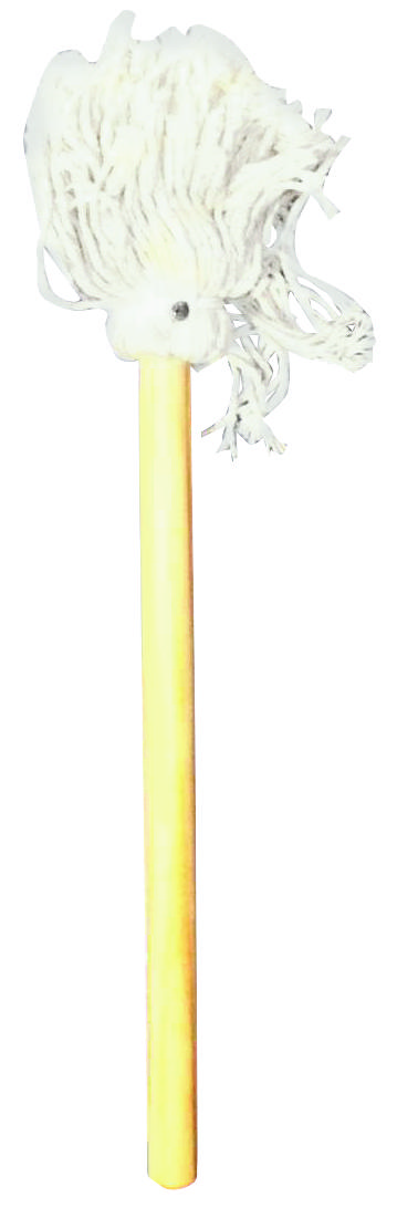 ZEPHYR INDUSTRIES 18005L 18005 Dish and BBQ Mop, #5 Headband, 12 in L, Wood Handle