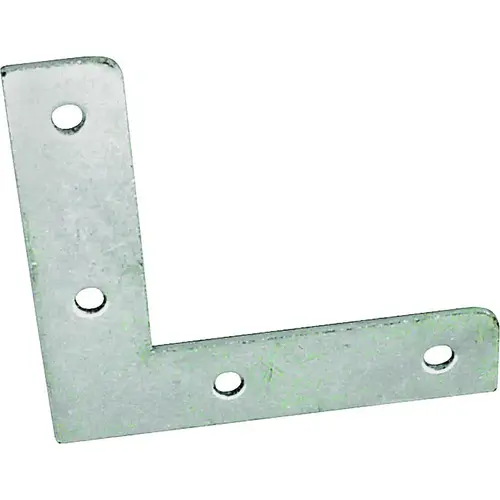 Corner Brace, 1-1/2 in L, 1-1/2 in W, 3/8 in H, Steel, Zinc-Plated, 1.6 mm Thick Material - pack of 4 Corner Brace, 1-1/2 in L, 1-1/2 in W, 3/8 in H, Steel, Zinc-Plated, 1.6 mm Thick Material - pack of 4