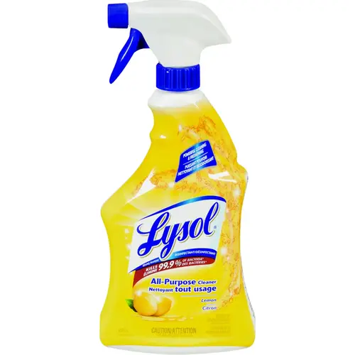 Household Cleaner, 650 mL Spray Bottle, Liquid, Lemon Breeze