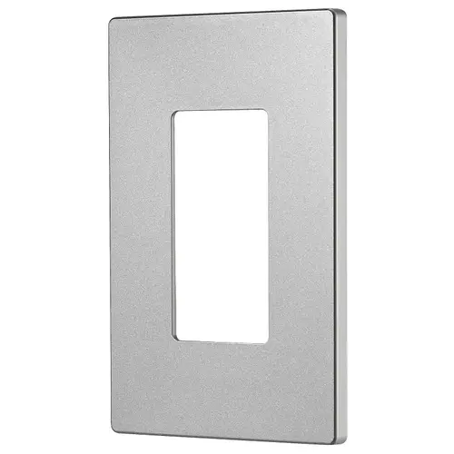 PJS Wallplate, 4-7/8 in L, 3-1/8 in W, 1 -Gang, Polycarbonate, Silver Granite - pack of 10 PJS Wallplate, 4-7/8 in L, 3-1/8 in W, 1 -Gang, Polycarbonate, Silver Granite - pack of 10
