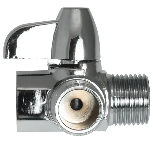 Valve Shower Diverter, Polished Chrome, For: Wall-Mount and Handheld Showers Valve Shower Diverter, Polished Chrome, For: Wall-Mount and Handheld Showers