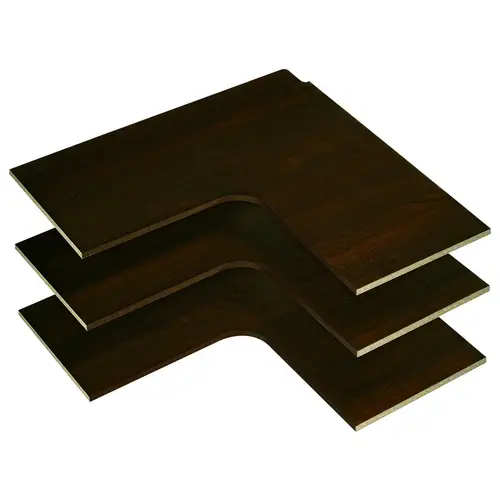 Corner Shelf, 14 in L, 29-7/8 in W Truffle Corner Shelf, 14 in L, 29-7/8 in W Truffle