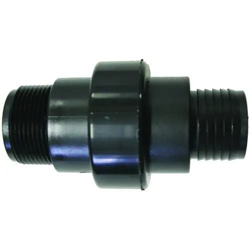 Check Valve, 1-1/2 x 1-1/4 in, MPT x Barb, ABS Body Check Valve, 1-1/2 x 1-1/4 in, MPT x Barb, ABS Body