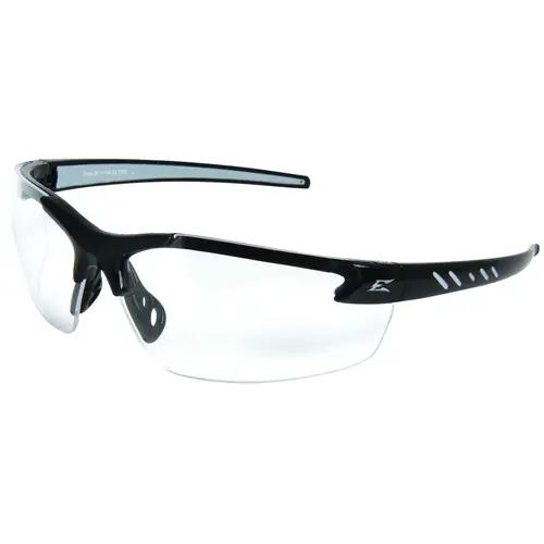 Non-Polarized Safety Glasses, Unisex, Polycarbonate Lens, Half Wraparound Frame, Nylon Frame