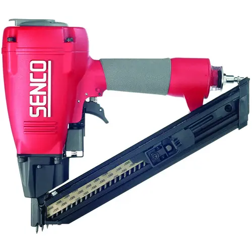 Senco Metal Connector Nailer, 30 Magazine, 34 deg Collation, Paper Tape Collation, 4.4 scfm Air Senco Metal Connector Nailer, 30 Magazine, 34 deg Collation, Paper Tape Collation, 4.4 scfm Air