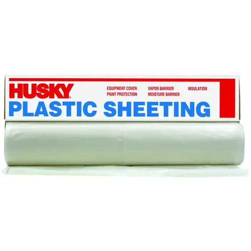 Painter's Sheeting, 50 ft L, 20 ft W, Clear Painter's Sheeting, 50 ft L, 20 ft W, Clear