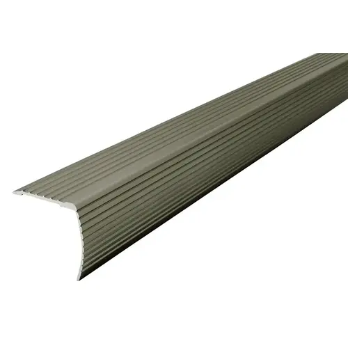 Fluted Stair Edging, 72 in L, Satin Nickel Fluted Stair Edging, 72 in L, Satin Nickel