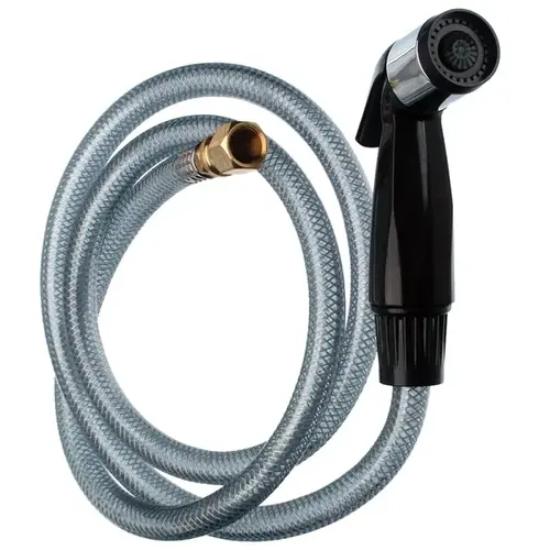 Spray Hose and Head Assembly, Plastic Black Spray Hose and Head Assembly, Plastic Black